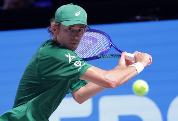 TENNIS - ATP, Tennis Herren Erste Bank Open VIENNA,AUSTRIA,20.OCT.25 - TENNIS - ATP World Tour, Erste Bank Open. Image shows Alex de Minaur (AUS).  GEPAxpictures xWalterxLuger
