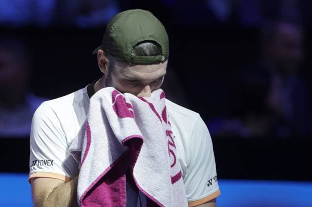 TENNIS - ATP, Tennis Herren Erste Bank Open VIENNA,AUSTRIA,20.OCT.25 - TENNIS - ATP World Tour, Erste Bank Open. Image shows the disappointment of Jurij Rodionov (AUT).  GEPAxpictures xWalterxLuger
