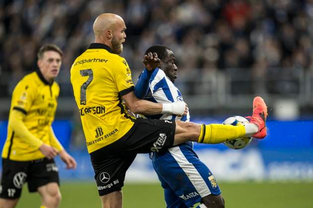 251020 Mjällbys Timo Stavitski during the football match in Allsvenskan between IFK Göteborg and Mjällby on October 20, 2025 in Göteborg  Copyright: CARLxSANDIN BB251020CS016