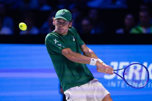 Alex De Minaur AUS Tennis ERSTE BANK OPEN 2025 ATP 500 Stadthalle Vienna Austria 20 October 2025 Copyright: xJuergenxHasenkopfx