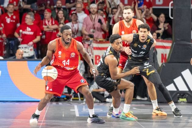 Kamar Baldwin 44 FC Bayern Basketball , FC Bayern Basketball vs Basketball Loewen Braunschweig, BBL Pokal, Round of 16, 20 10 2025 Munich Bavaria Germany Copyright: xkolbert-press UlrichxGamelx