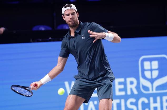 TENNIS - ATP, Tennis Herren Erste Bank Open VIENNA,AUSTRIA,20.OCT.25 - TENNIS - ATP World Tour, Erste Bank Open. Image shows Karen Khachanov (RUS).  GEPAxpictures xWalterxLuger