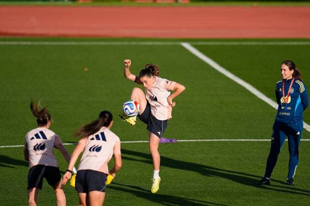 Football, Women, National Team Spain, Training