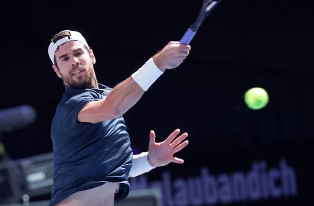 TENNIS - ATP, Tennis Herren Erste Bank Open VIENNA,AUSTRIA,20.OCT.25 - TENNIS - ATP World Tour, Erste Bank Open. Image shows Karen Khachanov (RUS).  GEPAxpictures xWalterxLuger