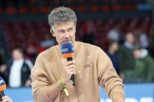 Wayne Carpendale Actor and presenter , GER, FC Bayern Basketball vs Basketball Loewen Braunschweig, Basketball, BBL Pokal, Round of 16, Season 2025 2026, 20 10 2025, GER, FC Bayern Basketball vs Basketball Loewen Braunschweig, Basketball, BBL Pokal, Round of 16, Season 2025 2026, 20 10 2025 Muenchen Copyright: xEibner-Pressefoto JennixMaulx EP_JML