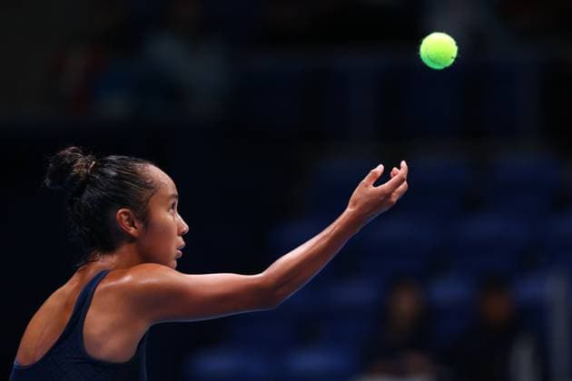 Leylah Fernandez (CAN), OCTOBER 21, 2025 - Tennis : TORAY PAN PACIFIC OPEN TENNIS 2025 Singles Round 32 Match at Ariake Coliseum, Tokyo, Japan. Noxthirdxpartyxsales  aflo_307650971