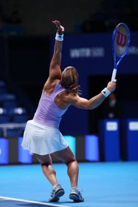 Maria Sakkari (GRE), OCTOBER 21, 2025 - Tennis : TORAY PAN PACIFIC OPEN TENNIS 2025 Singles Round 32 Match at Ariake Coliseum, Tokyo, Japan. Noxthirdxpartyxsales  aflo_307650986