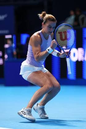 Maria Sakkari (GRE), OCTOBER 21, 2025 - Tennis : TORAY PAN PACIFIC OPEN TENNIS 2025 Singles Round 32 Match at Ariake Coliseum, Tokyo, Japan. Noxthirdxpartyxsales  aflo_307650987