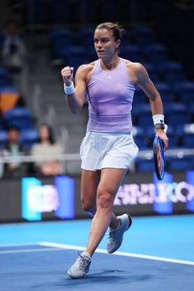 Maria Sakkari (GRE), OCTOBER 21, 2025 - Tennis : TORAY PAN PACIFIC OPEN TENNIS 2025 Singles Round 32 Match at Ariake Coliseum, Tokyo, Japan. Noxthirdxpartyxsales  aflo_307650988