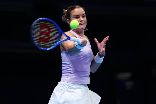 Maria Sakkari (GRE), OCTOBER 21, 2025 - Tennis : TORAY PAN PACIFIC OPEN TENNIS 2025 Singles Round 32 Match at Ariake Coliseum, Tokyo, Japan. Noxthirdxpartyxsales  aflo_307650993