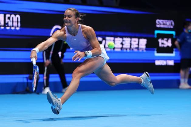 Maria Sakkari (GRE), OCTOBER 21, 2025 - Tennis : TORAY PAN PACIFIC OPEN TENNIS 2025 Singles Round 32 Match at Ariake Coliseum, Tokyo, Japan. Noxthirdxpartyxsales  aflo_307651001