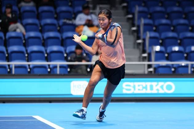 Wakana Sonobe (JPN), OCTOBER 21, 2025 - Tennis : TORAY PAN PACIFIC OPEN TENNIS 2025 Singles Round 32 Match at Ariake Coliseum, Tokyo, Japan. Noxthirdxpartyxsales  aflo_307666036