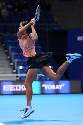 Wakana Sonobe (JPN), OCTOBER 21, 2025 - Tennis : TORAY PAN PACIFIC OPEN TENNIS 2025 Singles Round 32 Match at Ariake Coliseum, Tokyo, Japan. Noxthirdxpartyxsales  aflo_307666038