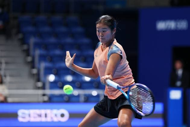 Wakana Sonobe (JPN), OCTOBER 21, 2025 - Tennis : TORAY PAN PACIFIC OPEN TENNIS 2025 Singles Round 32 Match at Ariake Coliseum, Tokyo, Japan. Noxthirdxpartyxsales  aflo_307666040