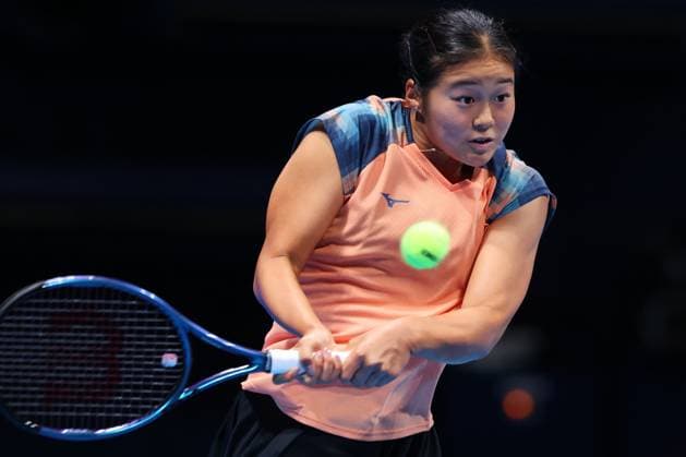 Wakana Sonobe (JPN), OCTOBER 21, 2025 - Tennis : TORAY PAN PACIFIC OPEN TENNIS 2025 Singles Round 32 Match at Ariake Coliseum, Tokyo, Japan. Noxthirdxpartyxsales  aflo_307666063