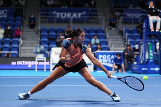 Wakana Sonobe (JPN), OCTOBER 21, 2025 - Tennis : TORAY PAN PACIFIC OPEN TENNIS 2025 Singles Round 32 Match at Ariake Coliseum, Tokyo, Japan. Noxthirdxpartyxsales  aflo_307666075
