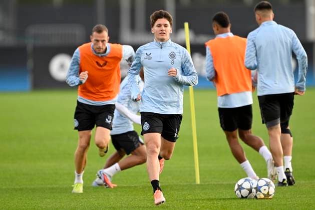 Football, CL, FC Brugge, Training