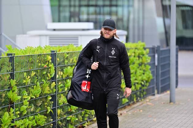 21 10 2025 Moenchengladbach Football, Men, Season 2025 2026, Training Borussia Moenchengladbach Eugen Polanski Interim Coach Gladbach DFL regulations prohibit any use of photographs as image sequences and or quasi video Borussia Park NRW Germany