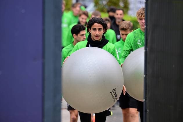 Football, 1st BL, Borussia Mönchengladbach, Training