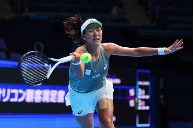 Moyuka Uchijima (JPN), OCTOBER 21, 2025 - Tennis : TORAY PAN PACIFIC OPEN TENNIS 2025 Singles Round 32 Match at Ariake Coliseum, Tokyo, Japan. Noxthirdxpartyxsales  aflo_307677009