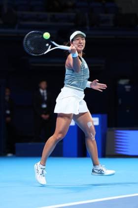 Moyuka Uchijima (JPN), OCTOBER 21, 2025 - Tennis : TORAY PAN PACIFIC OPEN TENNIS 2025 Singles Round 32 Match at Ariake Coliseum, Tokyo, Japan. Noxthirdxpartyxsales  aflo_307677030