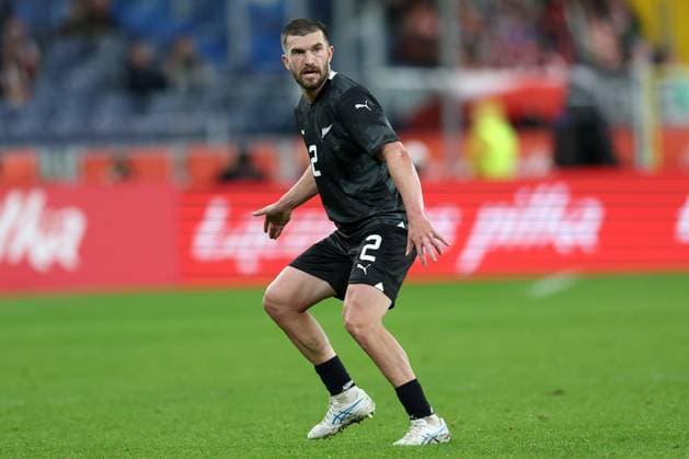 TIM PAYNE, Nuova Zelanda, Amichevole, Friendly match, 2025-26, Poland vs New Zealand 1-0, 09-10-2025, Azione, Action, Single shot CALCIO 2025-26 AMICHEVOLE POLONIA-NUOVA ZELANDA 1-0