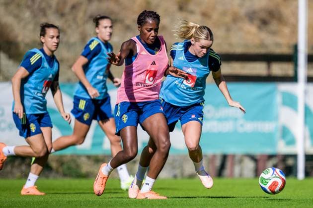 Football, Women, Nations League, National Team Sweden, Training