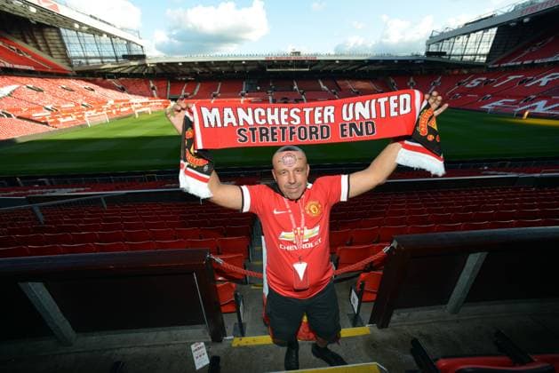 Mr Manchester United, ManU visits Old Trafford. Mr Manchester United visits Old Trafford. 23.08.2014  Copyright: xNeilxJonesx NINTCHDBPICT000118857464