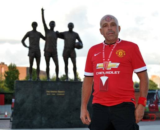 Mr Manchester United, ManU visits Old Trafford. Mr Manchester United visits Old Trafford. 23.08.2014  Copyright: xNeilxJonesx NINTCHDBPICT000118857624