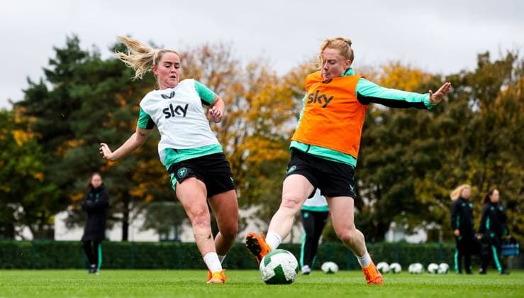 Football, Women, Nations League, National Team Ireland, Training