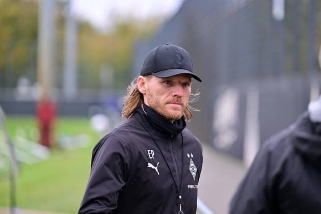 21 10 2025 Moenchengladbach Football, Men, Season 2025 2026, Training Borussia Moenchengladbach Eugen Polanski Interim Coach Gladbach DFL regulations prohibit any use of photographs as image sequences and or quasi video Borussia Park NRW Germany