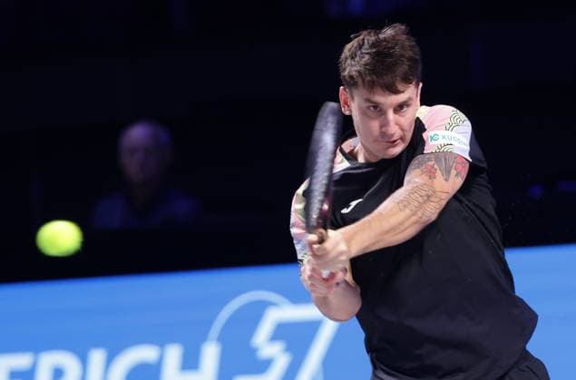 TENNIS - ATP, Tennis Herren Erste Bank Open VIENNA,AUSTRIA,21.OCT.25 - TENNIS - ATP World Tour, Erste Bank Open. Image shows Camilo Ugo Carabelli (ARG).  GEPAxpictures xWalterxLuger