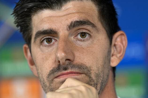 Ahead of Real Madrid v Juventus - UEFA Champions League MADRID, SPAIN - OCTOBER 21: Thibaut Courtois of Real Madrid speaks during the press conference, PK, Pressekonferenz following the training session ahead of the UEFA Champions League third-week football match between Real Madrid and Juventus at the Valdebebas facilities in Madrid, Spain on October 21, 2025. Burak Akbulut Anadolu Madrid Spain. Editorial use only. Please get in touch for any other usage.  Copyright: x2025xAnadoluxBurakxAkbulutx