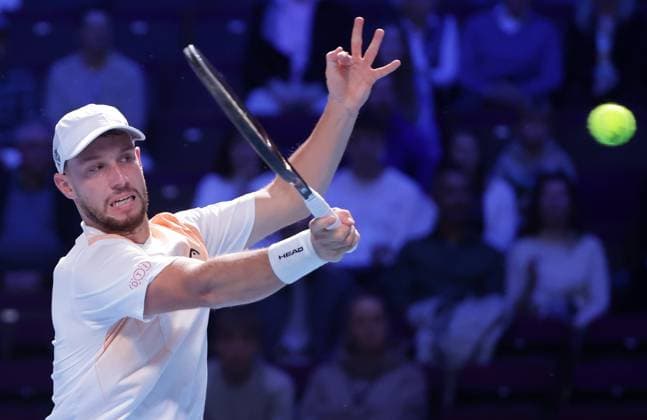 TENNIS - ATP, Tennis Herren Erste Bank Open VIENNA,AUSTRIA,21.OCT.25 - TENNIS - ATP World Tour, Erste Bank Open. Image shows Filip Misolic (AUT).  GEPAxpictures xWalterxLuger