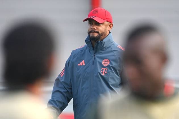Coach Vincent KOMPANY Bayern Muenchen final training on 21 10 2025 Football Champions League,Season 2025 26 FC Bayern Muenchen Club Bruegge