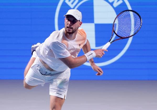 TENNIS - ATP, Tennis Herren Erste Bank Open VIENNA,AUSTRIA,21.OCT.25 - TENNIS - ATP World Tour, Erste Bank Open. Image shows Filip Misolic (AUT).  GEPAxpictures xWalterxLuger