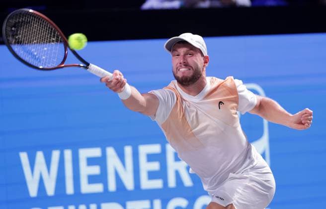 TENNIS - ATP, Tennis Herren Erste Bank Open VIENNA,AUSTRIA,21.OCT.25 - TENNIS - ATP World Tour, Erste Bank Open. Image shows Filip Misolic (AUT).  GEPAxpictures xWalterxLuger