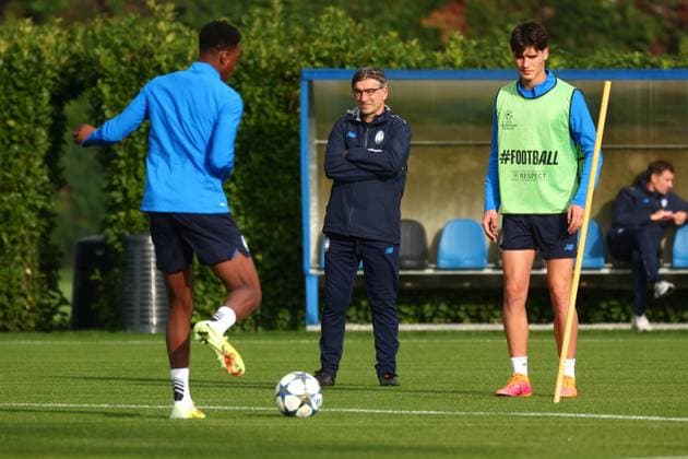 Football, CL, Atalanta Bergamo, Training