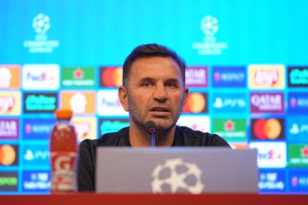 Ahead of Galatasaray and Bodo Glimt - UEFA Champions League ISTANBUL, TURKIYE - OCTOBER 21: Head Coach of Galatasaray Okan Buruk attends a press conference, PK, Pressekonferenz at Kemerburgaz Metin Oktay Facilities ahead of UEFA Champions League football match between Galatasaray and Bodo Glimt in Istanbul, Turkiye on October 21, 2025. Adem Kutucu Anadolu Istanbul Turkey. Editorial use only. Please get in touch for any other usage.  Copyright: x2025xAnadoluxAdemxKutucux