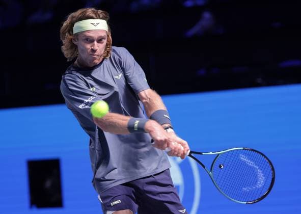 TENNIS - ATP, Tennis Herren Erste Bank Open VIENNA,AUSTRIA,21.OCT.25 - TENNIS - ATP World Tour, Erste Bank Open. Image shows Andrey Rublev (RUS).  GEPAxpictures xWalterxLuger