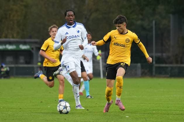 Wednesday, 21 10 2025 Season 2025 2026 Matchday 3 UEFA Youth League at Tingbjerg Idraetspark, Copenhagen, Denmark FC Copenhagen U19 BV Borussia Dortmund U19 Samuele Inacio BVB