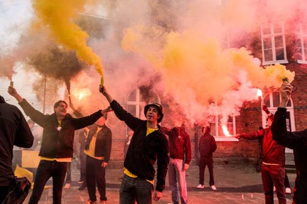 251021 when the team is welcomed home by the supporters on October 21, 2025 in Sölvesborg  Copyright: MATHILDAxSCHULER BB251021MA019