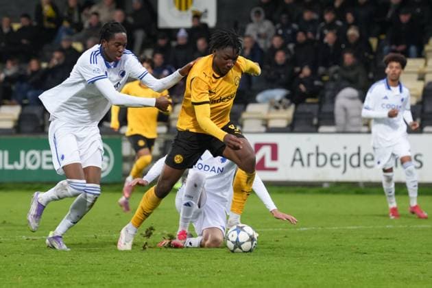 Wednesday, 21 10 2025 Season 2025 2026 Matchday 3 UEFA Youth League at Tingbjerg Idraetspark, Copenhagen, Denmark FC Copenhagen U19 BV Borussia Dortmund U19 Pharell Kegni BVB