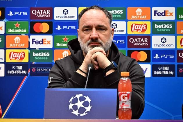 Football, CL, Slavia Prague, Press conference