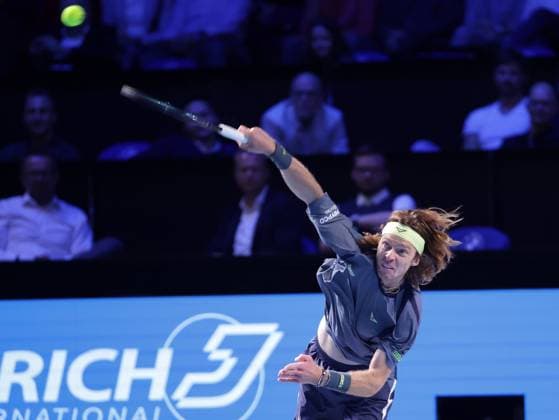 TENNIS - ATP, Tennis Herren Erste Bank Open VIENNA,AUSTRIA,21.OCT.25 - TENNIS - ATP World Tour, Erste Bank Open. Image shows Andrey Rublev (RUS).  GEPAxpictures xWalterxLuger