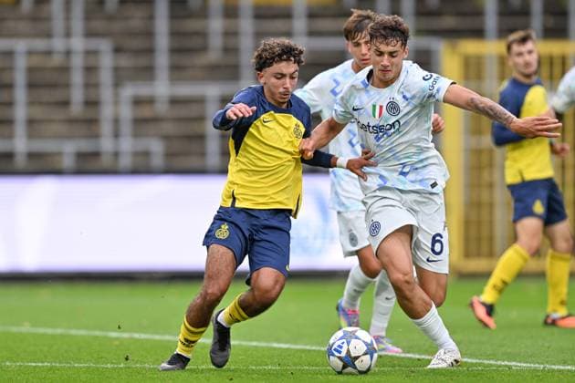 Football, UEFA Youth League, Royale Union Saint-Gilloise - Inter Milan