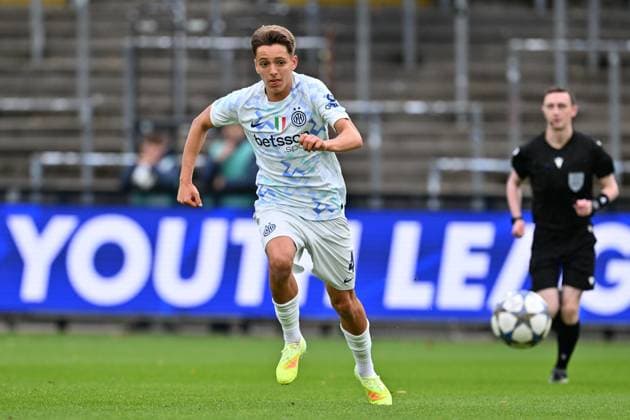 251021 Youth League Youth League : Royale Union Saint-Gilloise vs FC Internazionale Milano Dino Putsen (4) of Inter pictured during the matchday 3 Uefa Youth League League Phase game in season 2025 - 2026 between the Under 19 teams of Royale Union Saint-Gilloise and FC Internazionale Milano on October 21 , 2025 in Vorst, Belgium. (Photo by David Catry sportpix) Vorst Joseph Marien Brussels Belgium  Copyright: xsportpixxDavidxCatryx