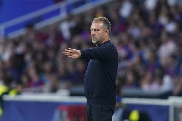 during the UEFA Champions League match, between FC Barcelona, Barca and Olympiacos FC, Lluis Companys Stadium on October 21, 2025 in Barcelona, Spain. (Photo by Bagu Blanco PRESSIN).. Copyright: xBaguxBlancox xPRESSINx