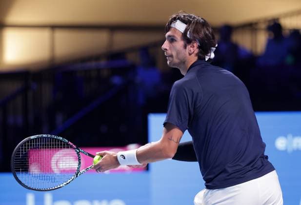 TENNIS - ATP, Tennis Herren Erste Bank Open VIENNA,AUSTRIA,21.OCT.25 - TENNIS - ATP World Tour, Erste Bank Open. Image shows Lorenzo Musetti (ITA).  GEPAxpictures xWalterxLuger