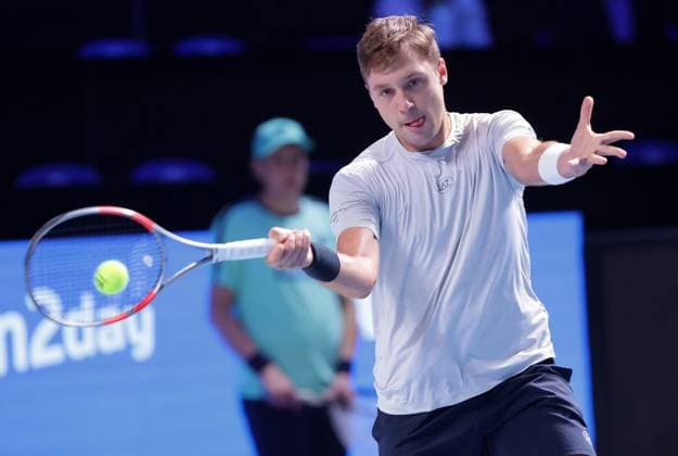TENNIS - ATP, Tennis Herren Erste Bank Open VIENNA,AUSTRIA,21.OCT.25 - TENNIS - ATP World Tour, Erste Bank Open. Image shows Hamad Medjedovic (SRB).  GEPAxpictures xWalterxLuger